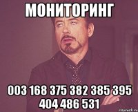 мониторинг 003 168 375 382 385 395 404 486 531