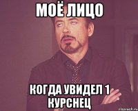 моё лицо когда увидел 1 курснец