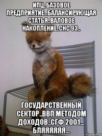 ипц..базовое предприятие...балансирующая статья..валовое накопление..снс 93.. государственный сектор..ввп методом доходов..сгф 2001... бляяяяяя...