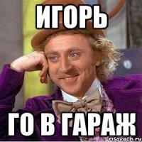 игорь го в гараж