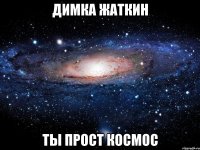 димка жаткин ты прост космос