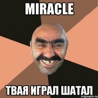 miracle твая играл шатал