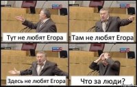 Тут не любят Егора Там не любят Егора Здесь не любят Егора Что за люди?