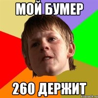 мой бумер 260 держит