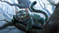 Создать мем Чеширский кот