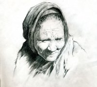Создать мем Тленная бабка