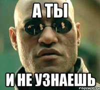 а ты и не узнаешь