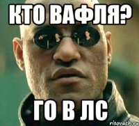 кто вафля? го в лс