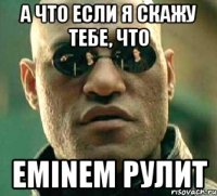 а что если я скажу тебе, что eminem рулит