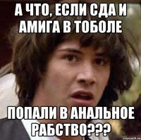 а что, если сда и амига в тоболе попали в анальное рабство???