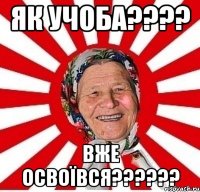 як учоба??? вже освоївся???