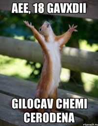 aee, 18 gavxdii gilocav chemi cerodena