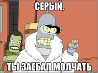 серый, ты заебал молчать