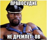 Правосудие Не дремлет , Ов