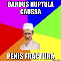 bardus nuptula caussa penis fractura