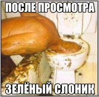 После просмотра Зелёный слоник
