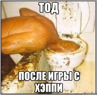 тод после игры с хэппи