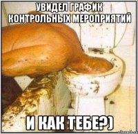 увидел график контрольных мероприятий и как тебе?)