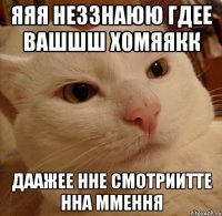яяя неззнаюю гдее вашшш хомяякк даажее нне смотриитте нна ммення