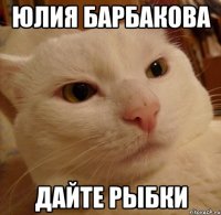 юлия барбакова дайте рыбки