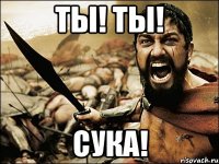 Ты! ты! Сука!