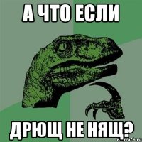 А что если Дрющ не нящ?