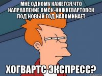 мне одному кажется,что направление омск-нижневартовск под новый год напоминает хогвартс экспресс?