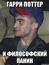 гарри поттер и философский панин