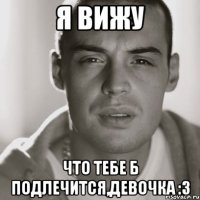 я вижу что тебе б подлечится,девочка :3