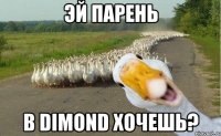 эй парень в dimond хочешь?