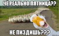 чё реально пятница?? не пиздишь???