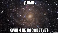 дима хуйни не посоветует