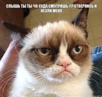 Слышь ты ты чо суда смотришь ?? Отвернись и незли меня