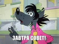 завтра совет!