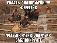 Ебаать, она же фейк!!!!! ФЕЕЕЕЕЙК феееейк, фейк, она фейк. Заблокируйте