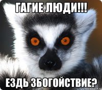 гагие люди!!! ездь збогойствие?