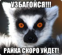 УЗБАГОЙСЯ!!! Райка скоро уйдет!