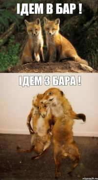 Ідем В Бар ! Ідем з Бара !