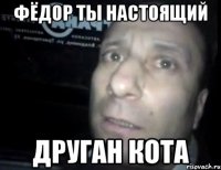 Фёдор ты настоящий друган кота