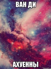 ВАН ДИ АХУЕННЫ