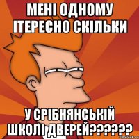 мені одному ітересно скільки у Срібнянській школі дверей??????