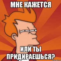 Мне кажется или ты придираешься?