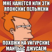 мне кажется или эти японские пельмени похожи на уйгурские манты с джусаем