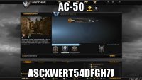 ac-50 ascxwert54dfgh7j