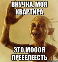 внучка, моя квартира это моооя прееелеесть