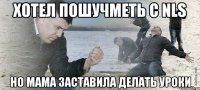 Хотел пошучметь с NLS но мама заставила делать уроки