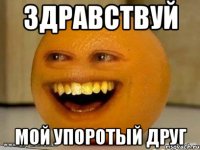 здравствуй МОЙ УПОРОТЫЙ ДРУГ