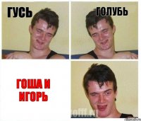 Гусь Голубь ГОША И ИГОРЬ