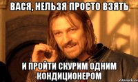 ВАСЯ, НЕЛЬЗЯ ПРОСТО ВЗЯТЬ И ПРОЙТИ СКУРИМ ОДНИМ КОНДИЦИОНЕРОМ