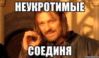 неукротимые соединя